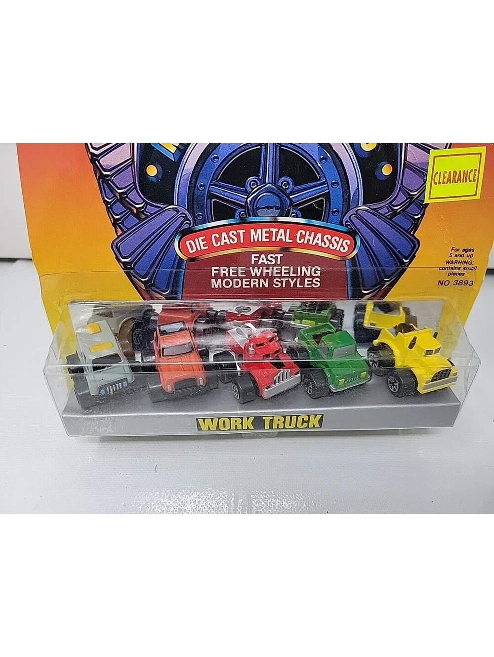 VTG Charter King Mini Mites Work Truck, Die Cast Metal Chassis
